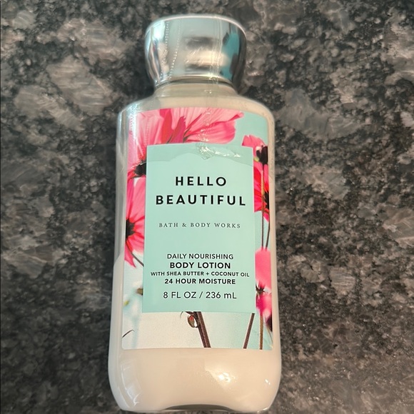Bath & Body Works HELLO BEAUTIFUL 24 hour Shea Butter & Vitamin E Moisturizer - Picture 1 of 7